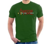 All+Every Adventure Time Sword Logo Men's T-Shirt Bottle Green