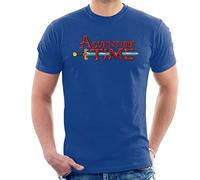All+Every Adventure Time Sword Logo Men's T-Shirt Royal Blue
