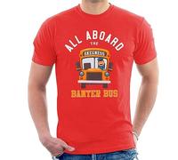 All+Every All Aboard The Skegness Banter Bus Men's T-Shirt Red
