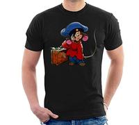 All+Every an American Tail Fievel Mousekewitz and Suitcase Men's T-Shirt Black