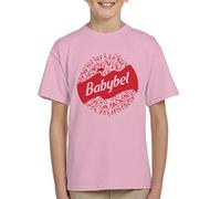 All+Every Babybel Detailed Droplets Kid's T-Shirt Light Pink