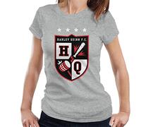 All+Every Batman Sports Harley Quinn FC Women's T-Shirt Heather Grey