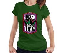 All+Every Batman Sports The Joker FC Team Women's T-Shirt Bottle Green