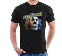 All+Every Beetlejuice Halloween Character Head Men's T-Shirt Black