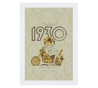 All+Every Betty Boop Biker Established 1930 A3 Print