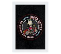 All+Every Betty Boop Biker Original Sass Symbol A3 Print