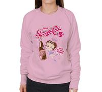 All+Every Betty Boop Drink Boopsi Cola Women's Sweatshirt Light Pink