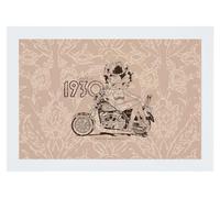 All+Every Betty Boop Established 1930 Biker Landscape A3 Print