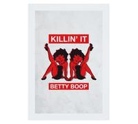 All+Every Betty Boop Killin It Red & Black A3 Print