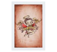 All+Every Betty Boop Lil Angel Tattoo A3 Print