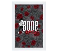 All+Every Betty Boop Love XOXO Roses A3 Print