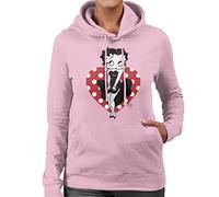 All+Every Betty Boop Parody Women's Hooded Sweatshirt Light Pink