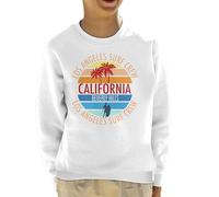 All+Every Beverly Hills Surf Crew Los Angeles California Kid's Sweatshirt White
