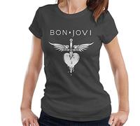 All+Every Bon Jovi Dagger Heart Logo Women's T-Shirt