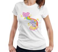 All+Every Care Bears 40th Anniversary Best Friend and Cheer Bear Women's T-Shirt White