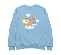 All+Every Care Bears 40th Anniversary Iconic Women's Sweatshirt Sky Blue
