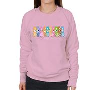 All+Every Care Bears 40th Anniversary Original Carers Women's Sweatshirt Light Pink