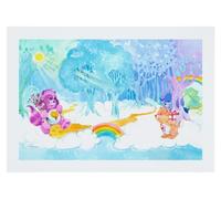 All+Every Care Bears Bright Heart Raccoon Forest Scene Landscape A3 Print