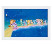 All+Every Care Bears Bright Heart Raccoon Lights The Way Landscape A3 Print