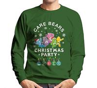 All+Every Care Bears UTM Christmas Party Bauble Xmas Light Cheer Men's Sweatshirt Bottle Green