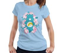 All+Every Care Bears Wish Bear Pink Flowers Women's T-Shirt