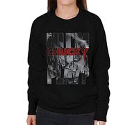 All+Every Chucky Hi Im Chucky Scars and Stitches Women's Sweatshirt Black