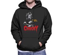 All+Every Chucky My Friends Call Me Chucky Men's Hooded Sweatshirt Black