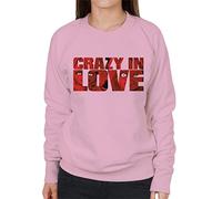 All+Every Chucky Tiffany Valentine Crazy In Love Women's Sweatshirt Light Pink