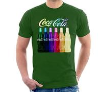 All+Every Coca Cola Rainbow Multi Bottles Men's T-Shirt