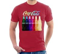 All+Every Coca Cola Rainbow Multi Bottles Men's T-Shirt