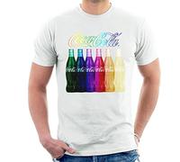 All+Every Coca Cola Rainbow Multi Bottles Men's T-Shirt