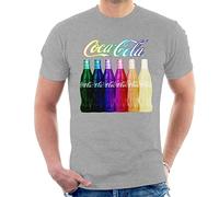 All+Every Coca Cola Rainbow Multi Bottles Men's T-Shirt