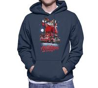All+Every Coca Cola Santa And Truck Holidays Are Coming Men's Hooded Sweatshirt Navy Blue