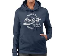 All+Every Coca Cola The Original And The Best White Logo Women's Hooded Sweatshirt