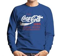 All+Every Coca Cola White Classic Logo Men's Sweatshirt