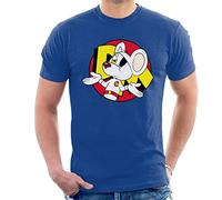 All+Every Danger Mouse in My Defence I was Unsupervised Men's T-Shirt Royal Blue