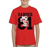 All+Every Danger Mouse Running 81 Kid's T-Shirt Red