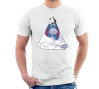 All+Every Disney Christmas Eeyore in The Snow Men's T-Shirt White