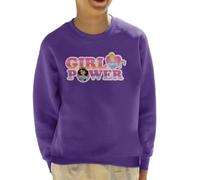 All+Every Disney Princesses Girl Power Cinderella And Jasmine Kid's Sweatshirt Purple