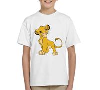 All+Every Disney Smiling Simba The Lion King Kid's T-Shirt White