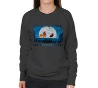 All+Every Disney The Lion King Simba Timon Pumbaa Film Strip Women's Sweatshirt Charcoal