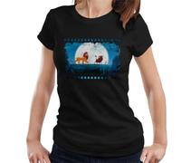 All+Every Disney The Lion King Simba Timon Pumbaa Film Strip Women's T-Shirt Black