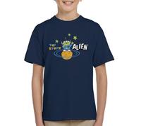All+Every Disney Toy Story Pizza Planet Alien Kid's T-Shirt Navy Blue