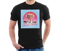 All+Every E.T Phone Home Galactic Background Men's T-Shirt Black