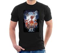 All+Every E.T The Extra Terrestrial Cinematic Poster Montage Men's T-Shirt Black