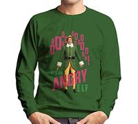 All+Every Elf Christmas He's an Angry Elf Men's Sweatshirt