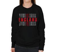 All+Every England Cascade Flag Women's Sweatshirt Black
