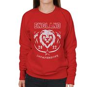 All+Every England Lions Head White Women's Sweatshirt