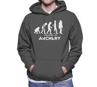All+Every Evolution Of Archery Men's Hooded Sweatshirt Charcoal