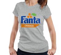 All+Every Fanta Orange Retro 1980s Logo Women's T-Shirt